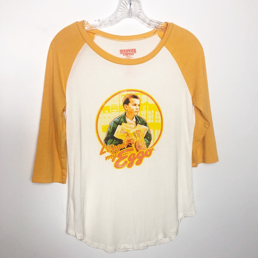 Stranger things 3/4 sleeve raglan tee